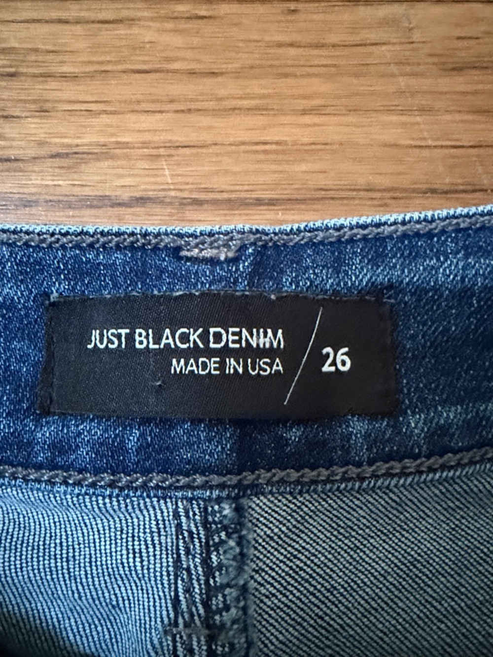 Just Black Denim wide Leg Jeans 26 - Picture 3 of 5